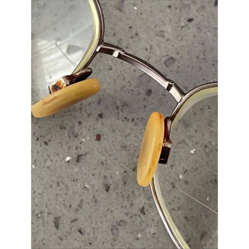 Yves Cogan Y112 ABR 52-19-135 Gold Eyeglasses Frames ONLY bronze full rim
